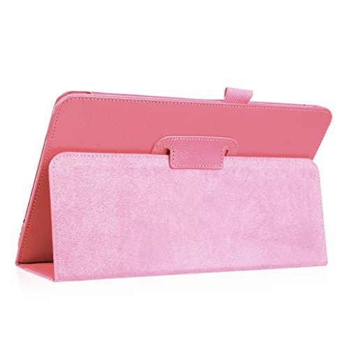 Samsung Galaxy Tab A 10.1″ Hülle, COLJOY Kunstlederhülle Tasche Zeitlosen Stil Etui Schutzhülle mit Standfunktion für Samsung Galaxy Tab A 10.1″ SM-T580 T585 – Rosa - 2