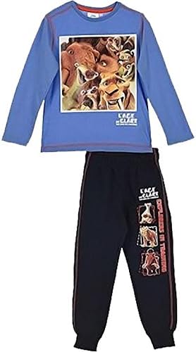 Ice Age 5 Official Licensed Kids Jogging Suit/Clothing Set (4 Years, Blue)