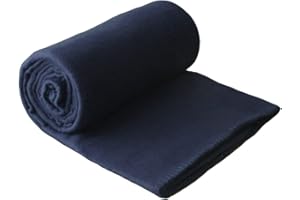 CB Home & Style Fleecedecke Uni 130 x 170 cm Navy