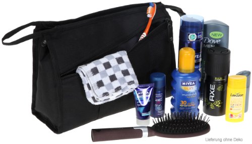 ELEPHANT Kulturbeutel SAM Beautycase Washbag SCHWARZ - 4