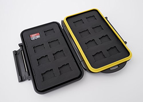 Ares Foto® MC-MSD16 Speicherkarten Schutzbox / Memory Card Case / Card Safe / für 16 Stück Micro SD Karten- New Edition 2017 for 16 Micro SD Cards - 2