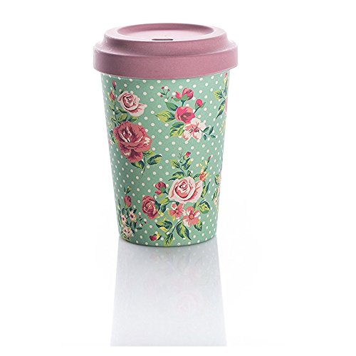 Coffe to go Becher Bamboo Cup (Vintage Roses)