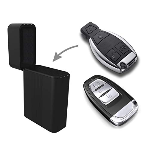 Practimondo Keyless Go Autoschlüssel Schutz Box - Car Key Entry Signal Blocker - Diebstahlschutz Autoschlüssel Schließsystem - NFC RFID Auto Schlüssel Schutzhülle