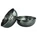 Produktbild MACOSA HOME 2er Set Moderne Design Dekoschalen in Anthrazit aus Metall. Marokkanischer Stil, Deko-Schüssel, Kerzen-Teller, Dekoschüsseln, Tischdekoration, Snackschale, Obstschale, Wohnaccessoire
