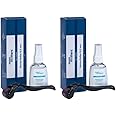 Man Matters Derma Roller With Disinfectant | 540 Micro 0.5mm Titanium Alloy Needles | Reduces Hair Fall & Stimulates Hair Follicles | Easy to use | Safe and Effective (Pack of 2)