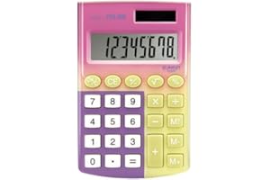 MILAN® Caja calculadora Pocket 8 dígitos Sunset, Amarillo-Rosa