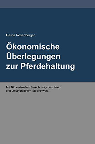 Book's Cover ofÖkonomische Überlegungen zur Pferdehaltung