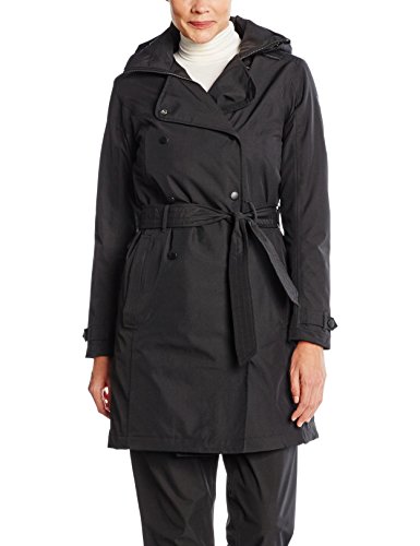 Helly Hansen W Welsey Trench Insulated Shell Jacket, Mujer, Black, L