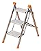 Produktbild MXYBD Leiter Faltbare Trittleiter Stufe Leiter Aluminium Stufenhocker Leiter Faltbare Plattformhocker Tragfähigkeit Leichte Mehrzweckleiter mit Anti-Rutsch-Handgriff und breitem Pedal (Farbe : #2)