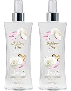 Body Fantasies Signature Fragrance Body Mist for Girls & Womens Wedding Day, 236ml | Long Lasting Body Spray and Perfume for Women | No Gas | Made in USA | Pack of 2