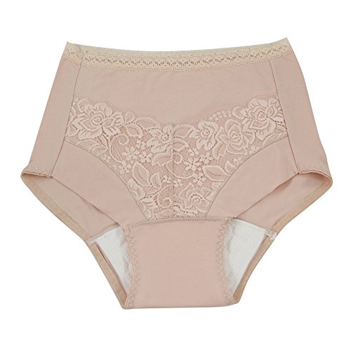 Goldmine Ladies Lace Incontinence Brief, Soft Wear,Beautiful Lace Design. Safe &amp; Dry Fluid-Resistant.for Light Incontinence. (XX-Large)