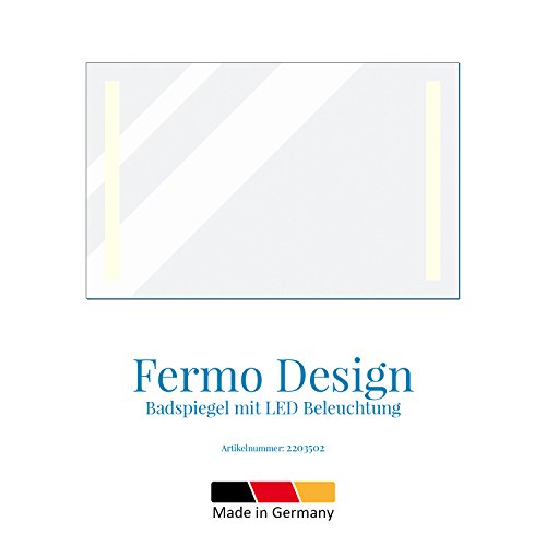 Fermo – LED Badspiegel mit Beleuchtung – (B) 40 cm x (H) 50 cm - 3