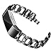 Produktbild Uhrenarmband, Diamant - Edelstahl Fitness Armband Sport Smartband Ersatzbandriemen für Fitbit Charge 2