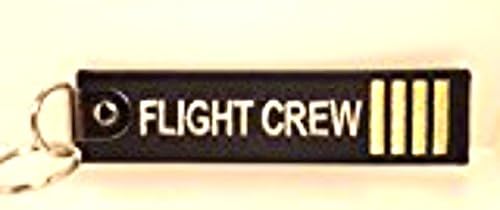 Remove before flight crew luggage tag black