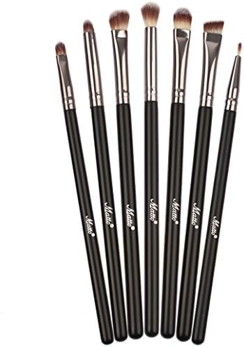 Matto Eye Makeup Brush Set 7 Pieces - Eyeshadow Make Up Brushes, Eye Shadow, Eyeliner, Eye Pencil, Blending Crease
