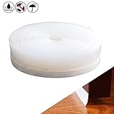 Tamaño: ancho total-25 mm; Adhesivo ancho de respaldo-15 mm y espesor-1 mm, adecuado para el sellado de 1 a 15 mm de espacio.