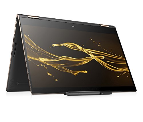 HP Spectre 15-ch005na x360 15 6 Inch 4K Ultra HD Convertible Laptop  Dark Ash Silver  -  Intel i7-8705G  8 GB RAM  512 GB SSD  Radeon RX Vega M Graphi
