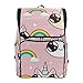 Produktbild Ahomy Schulranzen mit Katzen und Einhörnern und Regenbogen-Wanderrucksack, Cooler Sport-Rucksack, Laptop-Tasche, Leichter Schulrucksack für Teenager Mädchen Jungen