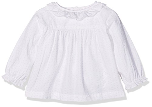 Gocco Baby Blusa Volante Blouse, White (Blanco), 18-24 Months