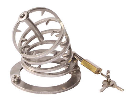 Preisvergleich Produktbild XXdreamSToys Keuschheitsgitter Spikes innen mit Harnhöhreneinsatz