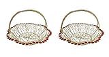 BOXO Decorative Baskets, Decorative Baskets for Gift, Decorative Baskets for Marriage, 30 Grams, Set of 2