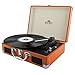 Price comparison product image Christow Revinyl Briefcase Record Player Suitcase Vinyl Turntable Bluetooth 3W Speakers