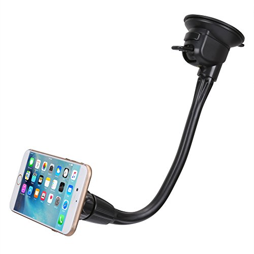 iKross Supporto Auto Magnetico, 2-in-1 Supporto da Portabicchiere e Parabrezza per Cellulare Smartphone â€“ Braccio Lungo Singolo