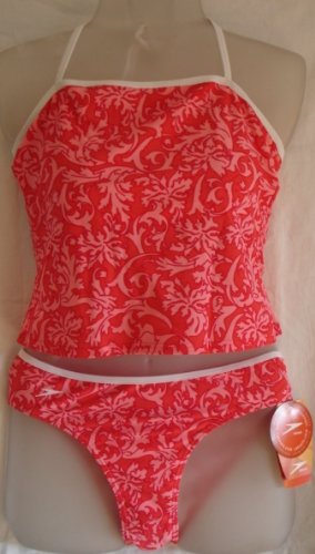 Preisvergleich Produktbild Speedo Rococco Bandeau Tankini Badeanzug Gr. 42 koralle