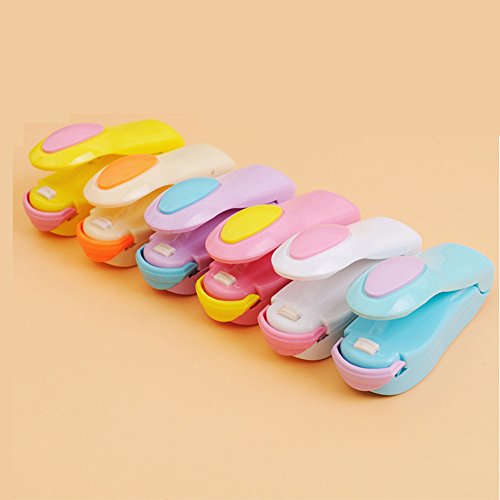 OFT Mini Vakuumiergerät Haushalt Portables Folienschweißgerät Hand Sealer für Plastiktüten / Kunststoffbeutel [Colour May Vary] - 6