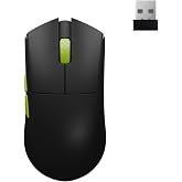 Darmoshark M3SMAX Kablosuz Oyun Faresi, &Uuml;&ccedil; Modlu 2.4G/USB-C/Bluetooth Fare 30000DPI'ye kadar, PAW3950 Optik Sens&ouml;r Hafif 52g,
