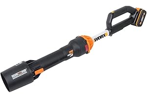 WORX Nitro WG543E 18V(20V Max) Cordless Leaf Blower - Lightweight 20V Brushless Motor 2.0 LeafJet with 4.0Ah Power Share Battery and Charger