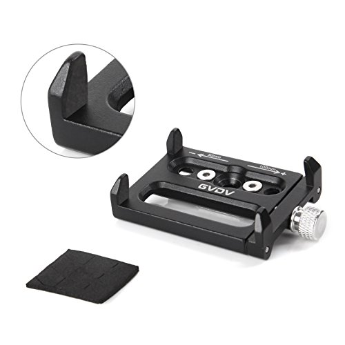 Alloy Fahrrad Handy Halter Halterung, GVDV Fahrradhalterung Stander Fahrradhalterung Lenkerhalter Universal-Fahrrad und Motorrad-Telefon-Einfassung Cradle für iOS, Android Smartphones, GPS und andere kompatible Geräte - 8