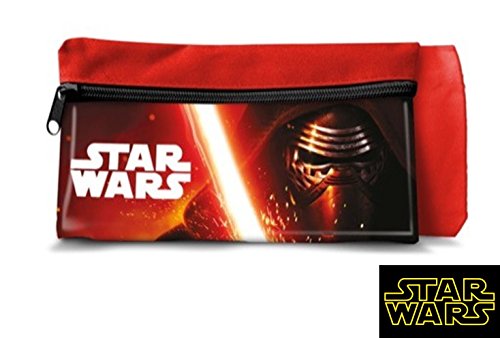 Preisvergleich Produktbild Star Wars Schulmäppchen / Federmäppchen / Schlamperetui / Federtasche Rot