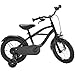 Produktbild Black Cruiser 12 Zoll Fahrrad schwarz matt Kinderfahrrad Stützräder Jungen 1201G