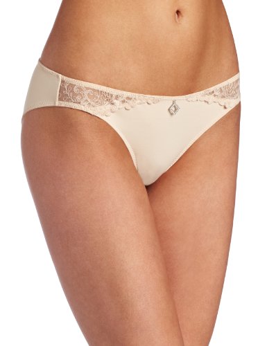 HotMilk Irdescent Low Rise Women's Maternity Bikini, Nude, Medium