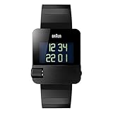 Braun Herren-Armbanduhr Digital Quarz Edelstahl - BN0106BKBKBTG