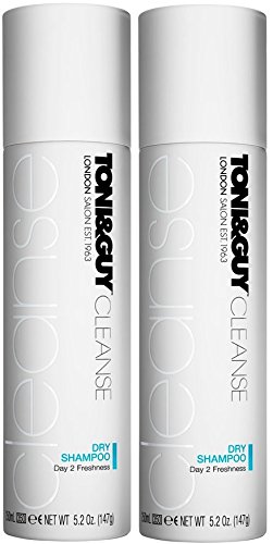2 x 250ml Toni & Guy Cleanse Dry Shampoo - Toni&Guy