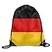 Produktbild Cupsbags Flag of Germany Cute Gym Drawstring Bags Travel Backpack Tote School Rucksack