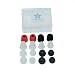 Produktbild lovinstar Ersatz Silikon Ohrstöpsel Gel Schaumstoff Sleeve Set für SE315 SE215 Shure SE110 Westone um1um2 UM3 Etymotic Research ER4 er6i HF2 Kopfhörer in-Ear (ear0005, Multi Farbe)