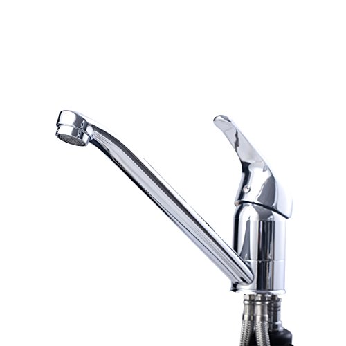 Preisvergleich Produktbild COSTWAY Wasserarmatur Küchenarmatur Armatur Waschtischarmatur Wasserhahn Einhebelmischer Spültischarmatur Einhandmischer verchromt