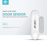 Sensore Cassetta Postale Smart Avviso Alexa Echo Sensore Di Movimento WiFi: Sensore Di Movimento Intelligente Con Notifiche App, Sensore Di Contatto Wireless Per Automazione Smart Home, Funziona Con (4 Pezzi
