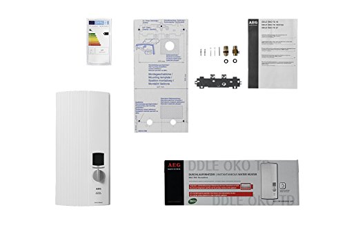 AEG 222398 DDLE ÖKO TD elektr. Durchlauferhitzer wählbare Leistung 18/21/24 kW Regendusche geeignet - 6