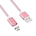 Produktbild Mbuynow Micro USB Kabel Magnet Kabel Magnetische Micro USB Ladekabel Android Ladekabel 3A/1 m High Speed Sync mit LED Statusanzeige für Samsung, HTC, Motorola, Android und mehr (Rose)
