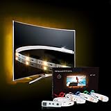 led tv 40 【Einfach und praktisch】: LED Streifen, 180 DEGREE faltbar. Starkes doppelseitiges Klebeband mit einfach zu reißender Konstruktion, reinigen Sie die Oberfläche, bevor Sie das Band montieren