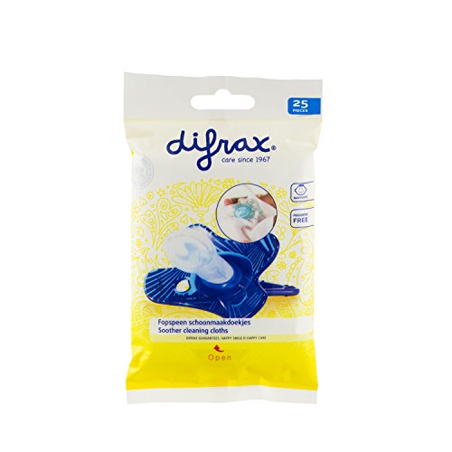 Difrax Pacifier Cleaner 25 Wipes.
