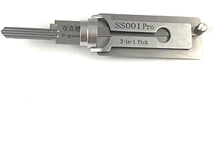 TPM GO SS001 Tools - Herramienta para cerradura de puerta de doble ranura, decodificador Pro 2 en 1 y herramientas de selección