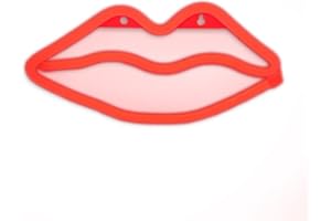 The Glowhouse UK - Lampada da parete al neon con labbra rosse, di alta qualità