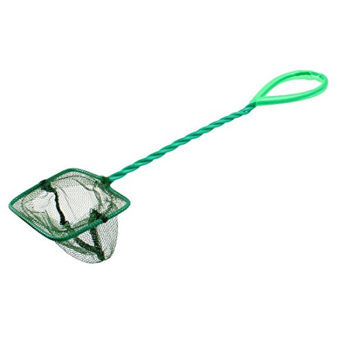 Filet de peche - TOOGOO(R)7.5cm x 6cm vert Mesh en nylon de poisson rouge pour reservoir de poissons d'aquarium