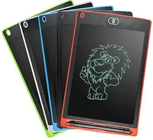 Colourful LCD Writing Tablet for Kids, 8.5 Inch Screen, Extra Battery Cell Free, LCD Writing Pad, Multi Color Writing Tablet, Toys for Kids, Kids Toy for Boys and Girls, Home Game, E-Note Pad, LCD Tablet with Erase Button.