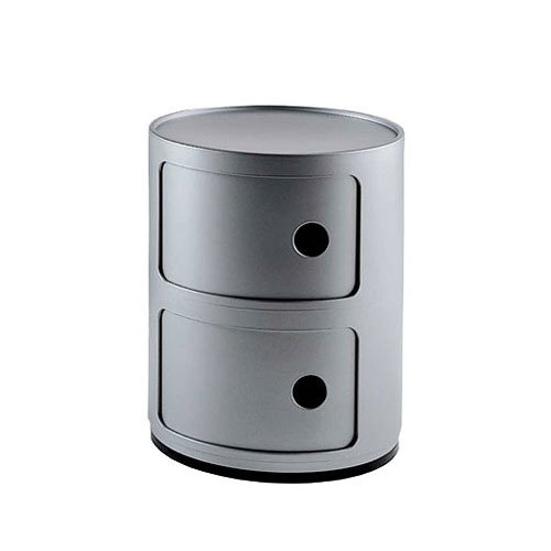 Preisvergleich Produktbild Kartell 4966SI Container Componibili silber